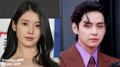 iu kolaborasi dengan v bts